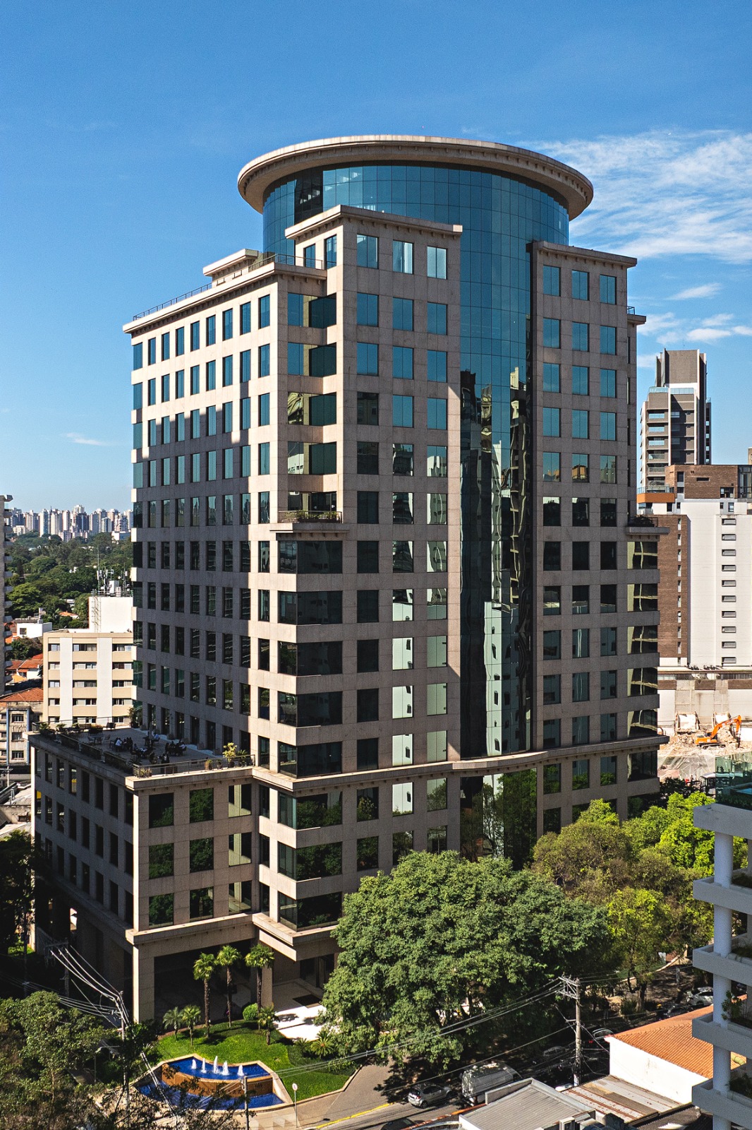 Vista externa do Corporate Park